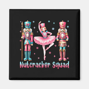 Nutcracker Squad Ballet Dance Merry Christmas Wome Magnet