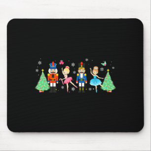 Nutcracker Squad Ballet Dance Merry Christmas Wome Mouse Mat