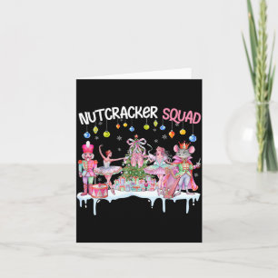 Nutcracker Squad Christmas Nk Ballet Sugar Plum Fa Card
