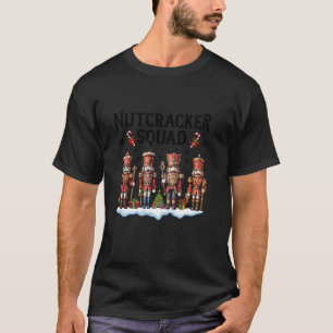 Nutcracker Squad Funny Holiday Christmas Pajama T-Shirt