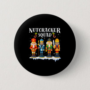 Nutcracker Squad Holiday Christmas Boy Girls Women 6 Cm Round Badge