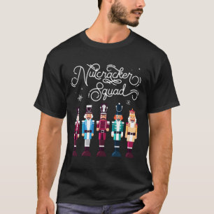 Nutcracker Squad Holiday Christmas Boy Girls Women T-Shirt
