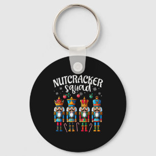 Nutcracker Squad Pajama Merry Christmas Toddler Bo Key Ring