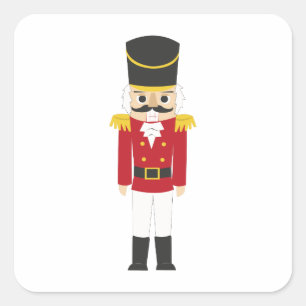 Nutcracker Square Sticker