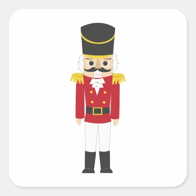 Nutcracker Square Sticker (Front)
