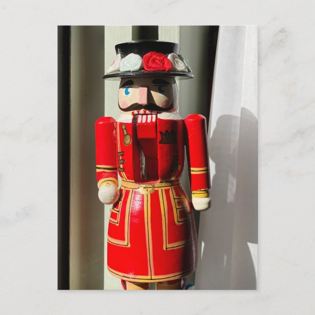 Nutcracker Standing by the Window  Postcard (Front)