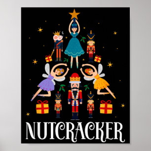 Nutcracker Sugar Fairy Plum Christmas - Nutcracker Poster