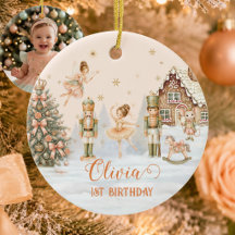 Nutcracker Sugar Plum 1st Birthday Keepsake