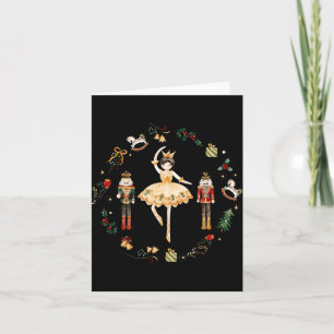 Nutcracker Sugar Plum Fairy Winter Birthday Baby  Card