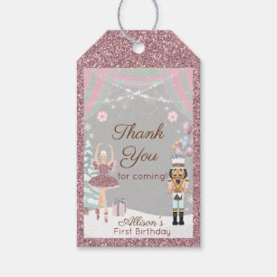 Nutcracker Sugar Plum Gift Tag Favour Tag