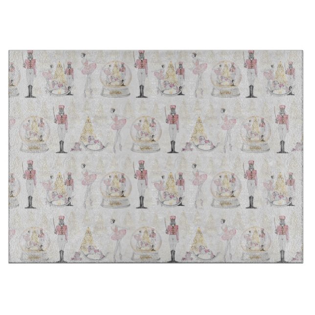 Nutcracker Suite Ballerina Soldier Cutting Board (Front)