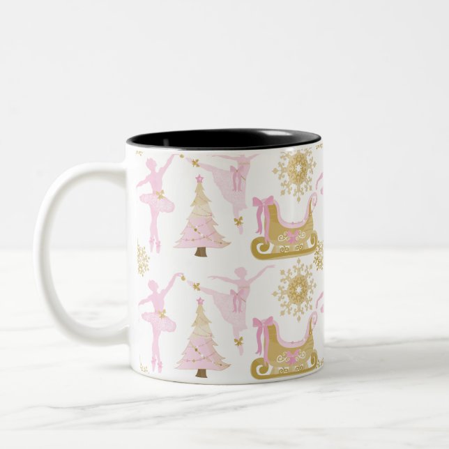 Nutcracker Suite Ballet Tea Coffee Mug (Left)