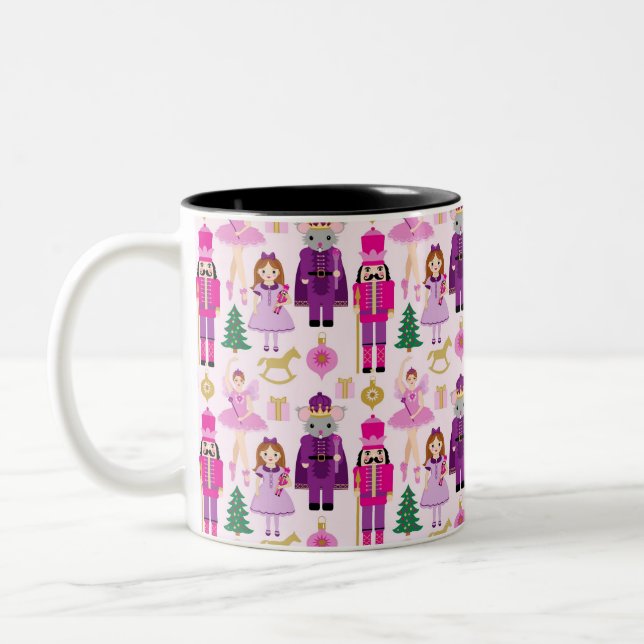Nutcracker Suite Mouse Tea Coffee Mug (Left)