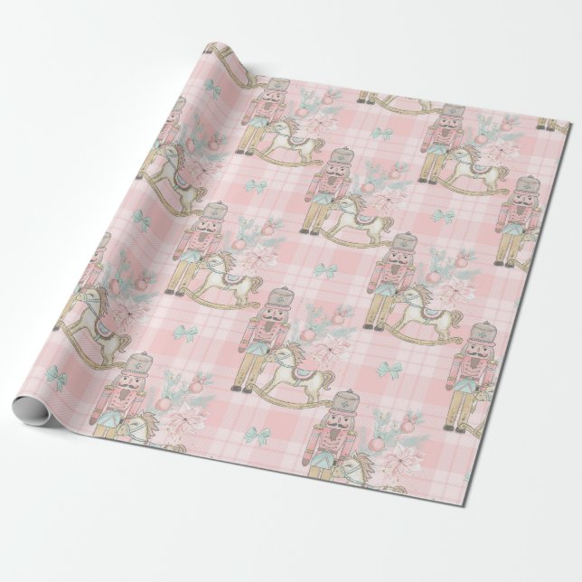 Nutcracker Suite Nutcracker & Pony Wrapping Paper (Unrolled)
