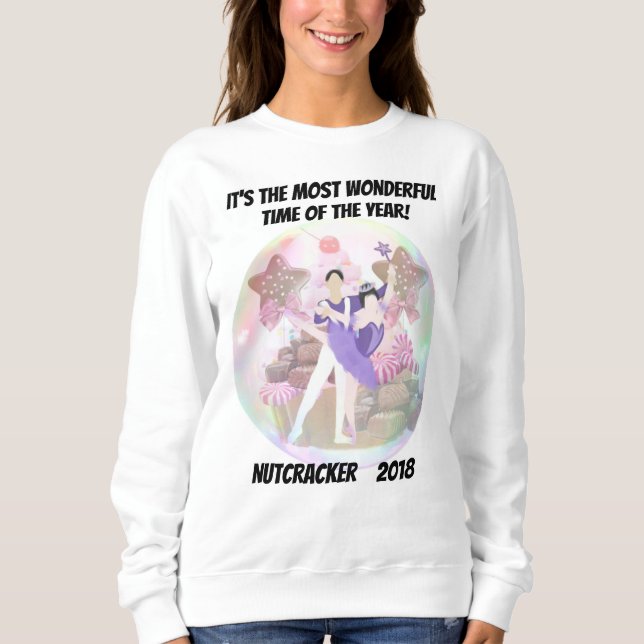 Nutcracker sweatshirt - customised (Front)