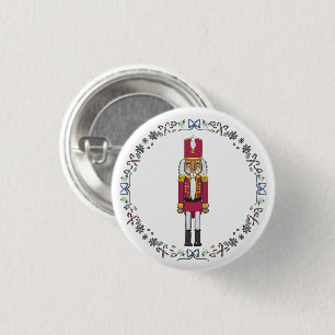 Nutcracker Sweet Nutcracker Prince Christmas 3 Cm Round Badge