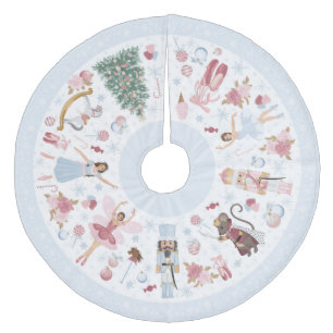 Nutcracker Sweets Fleece Tree Skirt