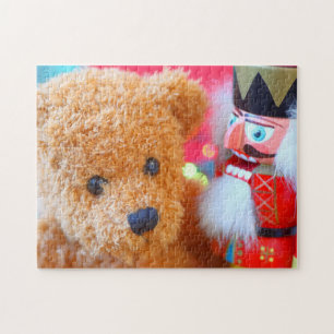 Nutcracker talks to teddy bear jigsaw puzzle