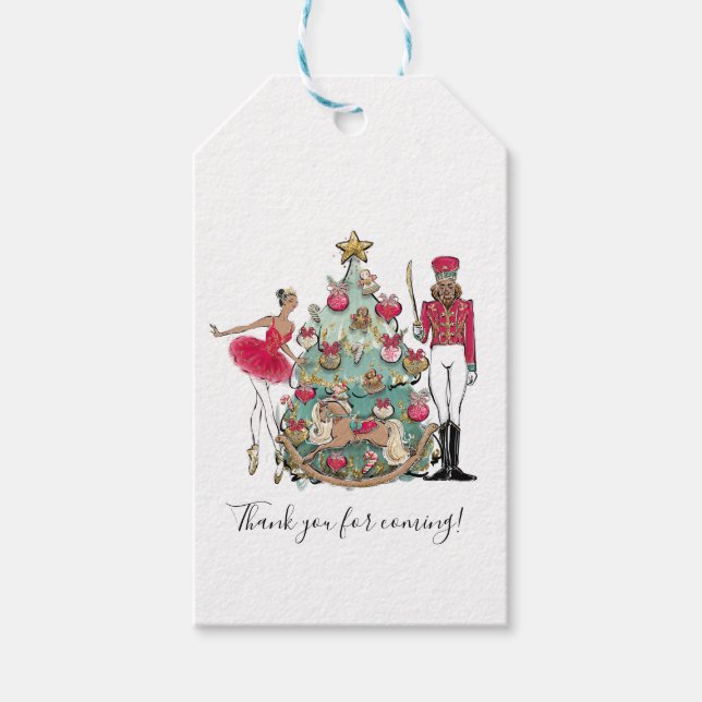 Nutcracker theme gift tags (Front)