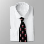 Nutcracker Tie<br><div class="desc">A fun red and black Christmas nutcracker pattern decorates this tie. Fun for the Christmas holiday season. Designed for you by Blackberry Boulevard.</div>