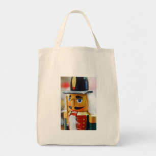 Nutcracker Toy Cute Colourful Design Christmas Art Tote Bag