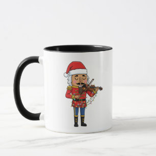 Nutcracker Toy Soldier Violin Classical Funny Mug