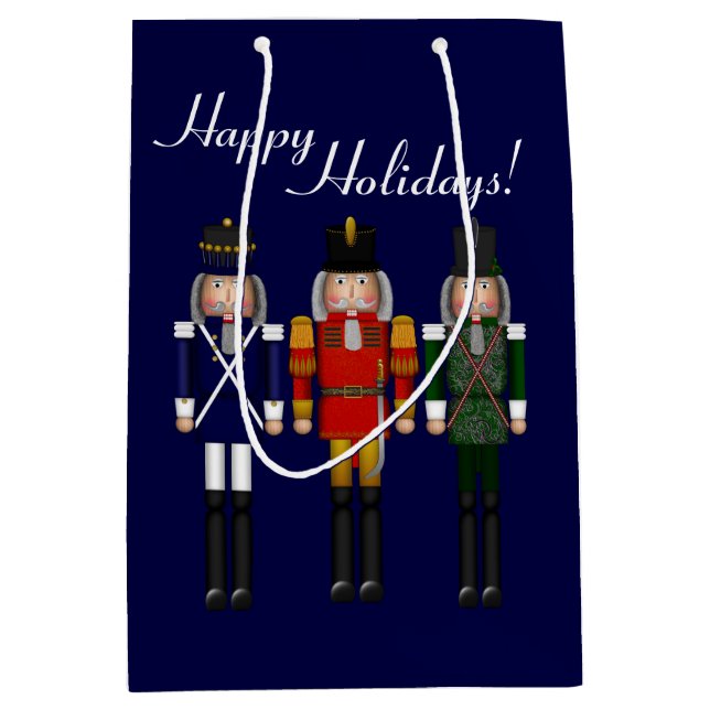 Nutcracker Trio, Blue-GIFT BAG M (Front)