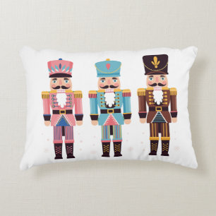 Nutcracker Trio Decorative Cushion