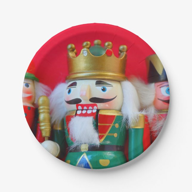 Nutcracker trio paper plate (Front)