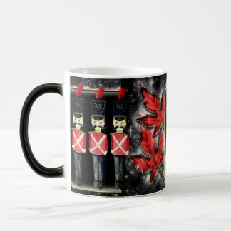 Nutcracker Trio Red Leaf Ballerina Soldier  Magic Mug