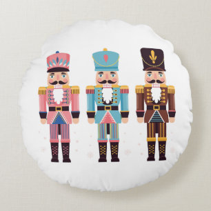 Nutcracker Trio Round Cushion