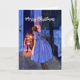 Nutcracker Vintage Art Nouveau Personalised Card