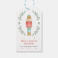 Nutcracker watercolor botanical cute Christmas Gif