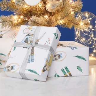 Nutcracker Watercolor Wrapping Paper