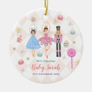 Nutcracker We're Expecting Parents Ornament