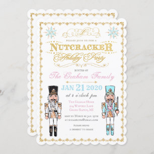 Nutcracker Winter Holiday Party Invitation
