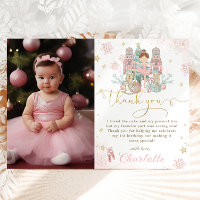 Nutcracker Winter Onederland 1st Birthday Photo