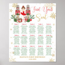 Nutcracker Winter Onederland 1st Birthday Seating