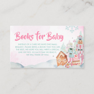 Nutcracker Winter Snowflakes Books for Baby Enclosure Card