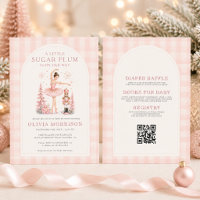 Nutcracker Winter Wonderland QR Code Baby Shower