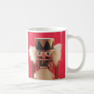 Nutcracker with acorn coffee mug