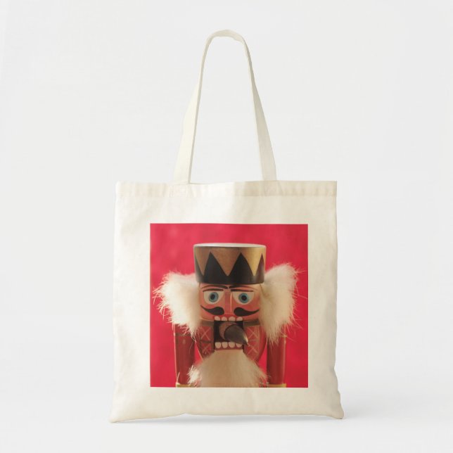 Nutcracker with acorn tote bag (Front)