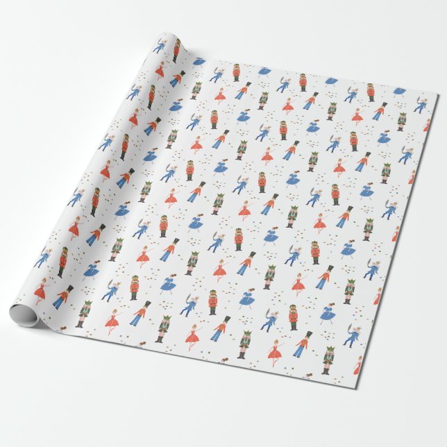 Nutcracker Wrapping Paper (Unrolled)