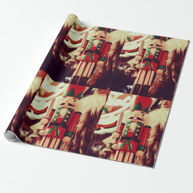 Nutcracker Wrapping Paper (Unrolled)