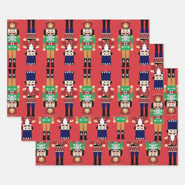 Nutcracker Wrapping Paper Sheet (Set)