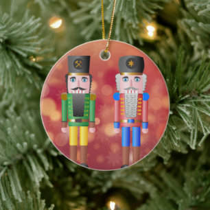 Nutcrackers Ceramic Tree Decoration