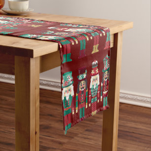 Nutcrackers Christmas decoration  Short Table Runner