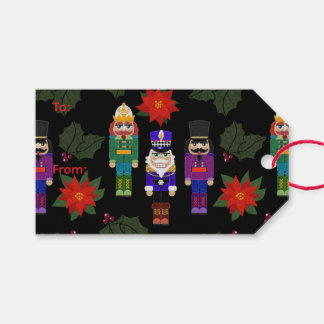 Nutcrackers Christmas Gift Bag Tags