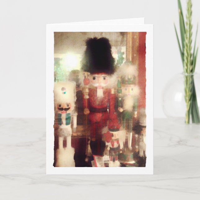 Nutcrackers Christmas Holiday Card (Front)