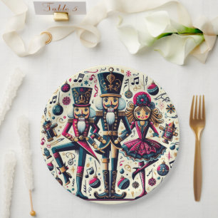 Nutcrackers Christmas Plate